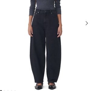 Ganni WASHED BLACK STARY JEANS